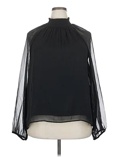 Pre-owned Joie 3/4 Sleeve Blouse In Black