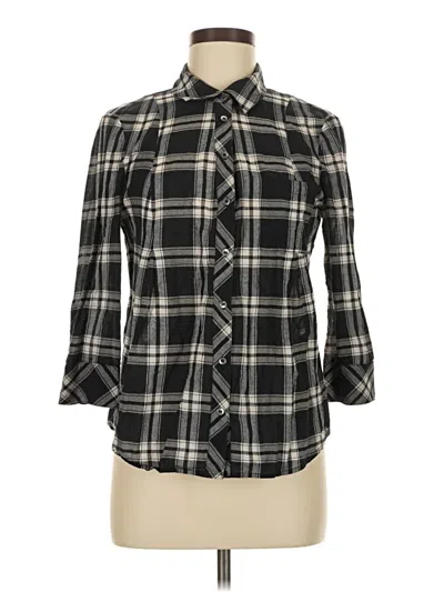Pre-owned Joie 3/4 Sleeve Blouse In Black