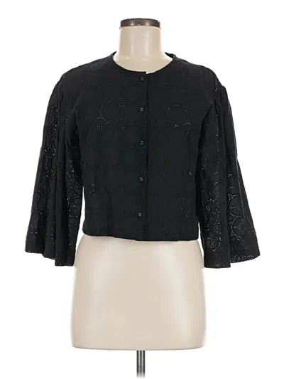 Pre-owned Joie 3/4 Sleeve Blouse In Black