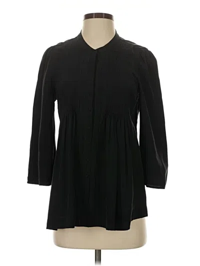 Pre-owned Joie 3/4 Sleeve Blouse In Black