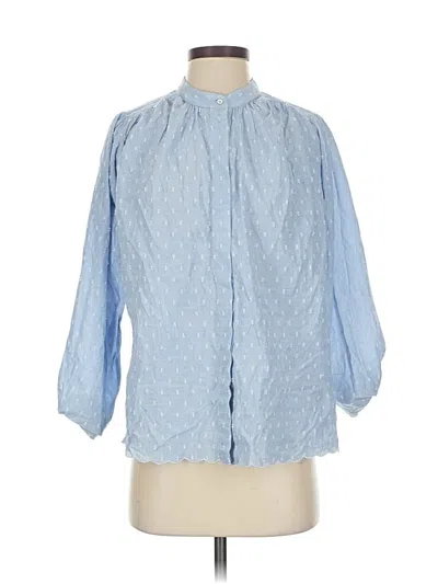 Pre-owned Joie 3/4 Sleeve Blouse In Blue