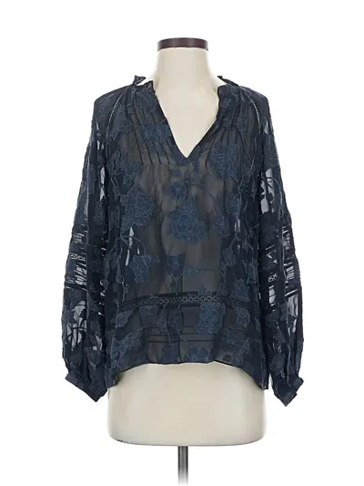 Pre-owned Joie 3/4 Sleeve Blouse In Blue