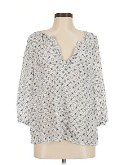 Pre-owned Joie 3/4 Sleeve Blouse In Blue