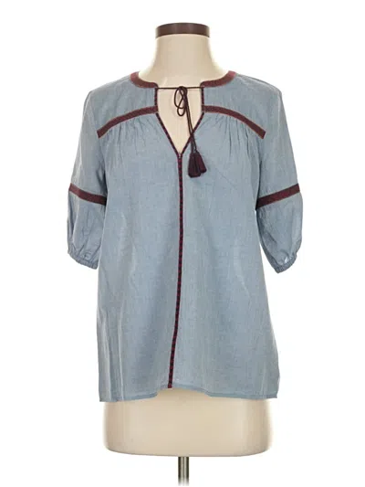 Pre-owned Joie 3/4 Sleeve Blouse In Blue