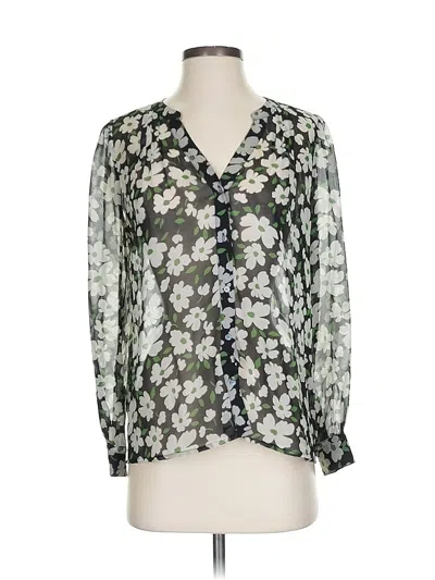 Pre-owned Joie 3/4 Sleeve Blouse In Green