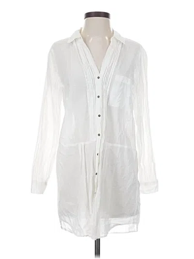 Pre-owned Joie 3/4 Sleeve Blouse In Ivory