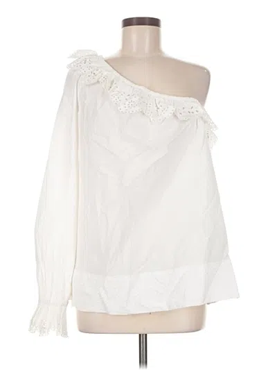 Pre-owned Joie 3/4 Sleeve Blouse In Ivory