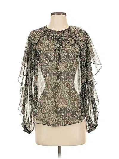 Joie 3/4 Sleeve Blouse In Green