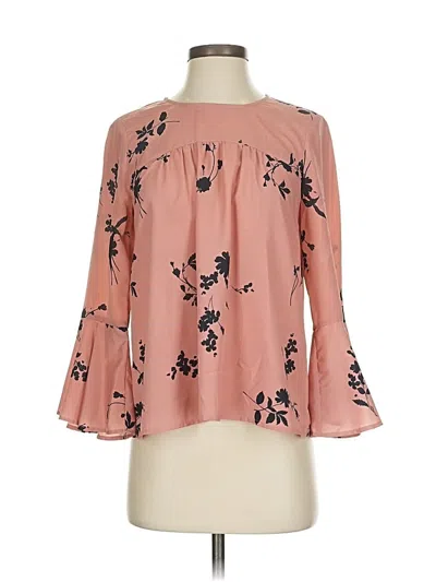 Pre-owned Joie 3/4 Sleeve Blouse In Pink