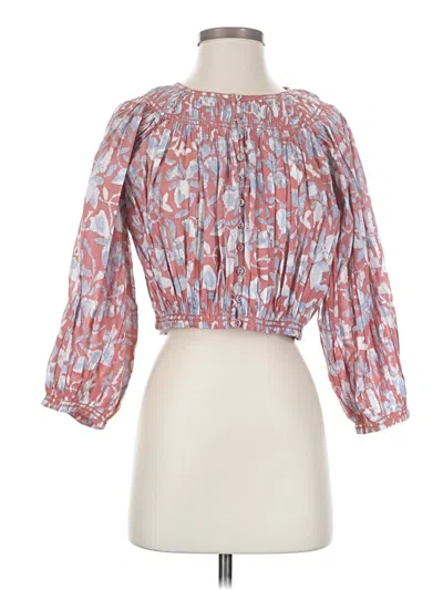 Joie 3/4 Sleeve Blouse In Pink