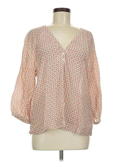 Pre-owned Joie 3/4 Sleeve Blouse In Pink