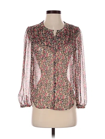 Pre-owned Joie 3/4 Sleeve Blouse In Pink