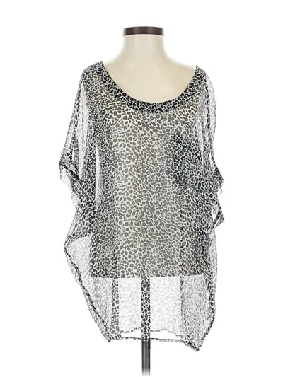 Pre-owned Joie 3/4 Sleeve Blouse In Silver
