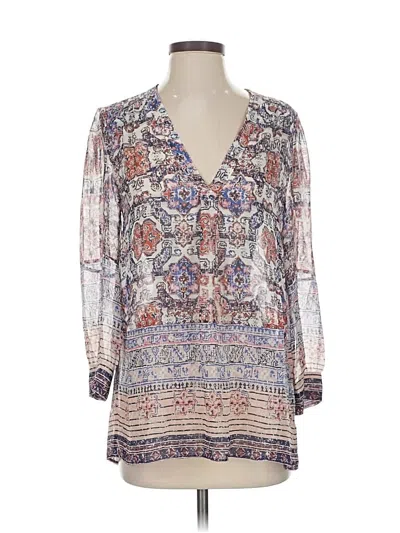 Pre-owned Joie 3/4 Sleeve Blouse In White