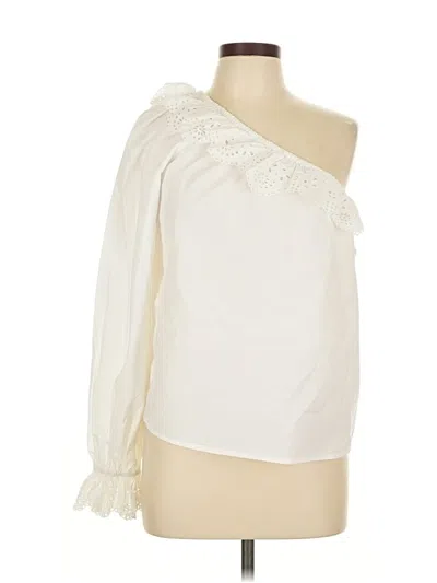 Pre-owned Joie 3/4 Sleeve Blouse In White