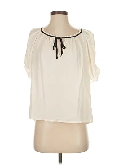 Pre-owned Joie 3/4 Sleeve Blouse In White