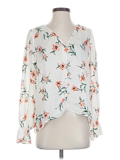 Pre-owned Joie 3/4 Sleeve Blouse In White