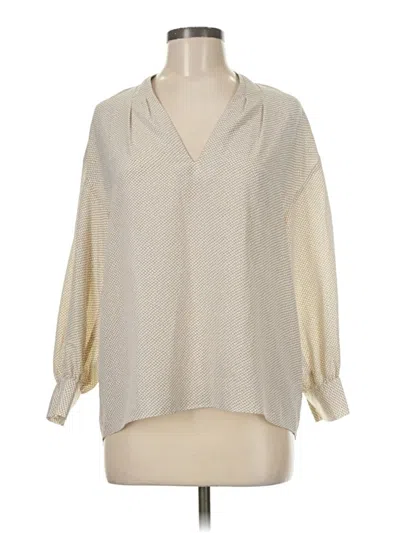 Pre-owned Joie 3/4 Sleeve Blouse In White