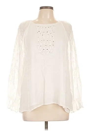 Pre-owned Joie 3/4 Sleeve Blouse In White