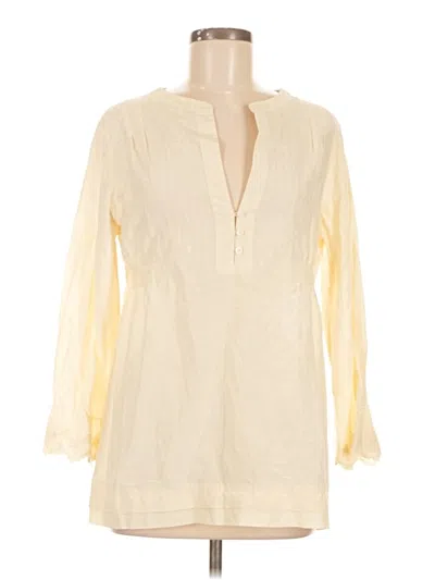 Pre-owned Joie 3/4 Sleeve Blouse In White