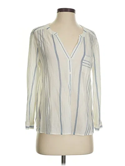 Pre-owned Joie 3/4 Sleeve Blouse In White