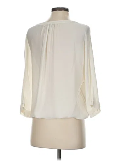 Pre-owned Joie 3/4 Sleeve Blouse In White