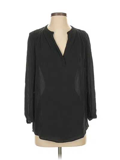 Pre-owned Joie 3/4 Sleeve T-shirt In Black