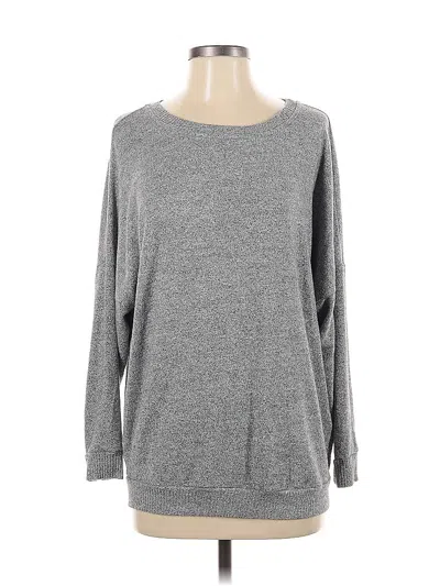 Pre-owned Joie 3/4 Sleeve T-shirt In Gray