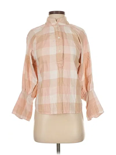 Pre-owned Joie 3/4 Sleeve T-shirt In Pink