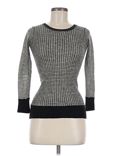 Pre-owned Joie 3/4 Sleeve Top Black Boatneck Tops
