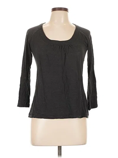Pre-owned Joie 3/4 Sleeve Top Gray Scoop Neck Tops