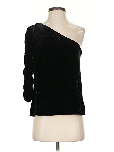 Pre-owned Joie 3/4 Sleeve T-shirt In Black