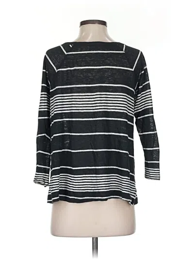 Pre-owned Joie 3/4 Sleeve T-shirt In Black