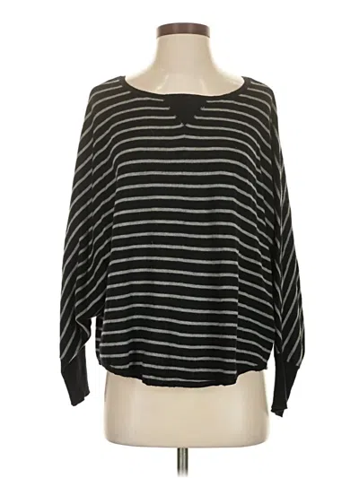 Pre-owned Joie 3/4 Sleeve T-shirt In Black
