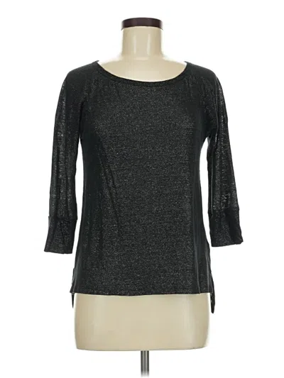 Pre-owned Joie 3/4 Sleeve T-shirt In Gray