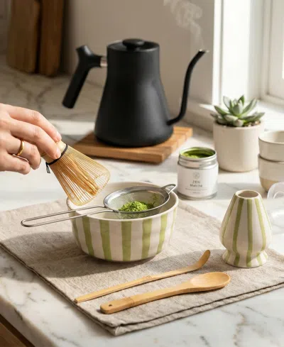 Joie 6-piece Matcha Preparation Tools Set In Green