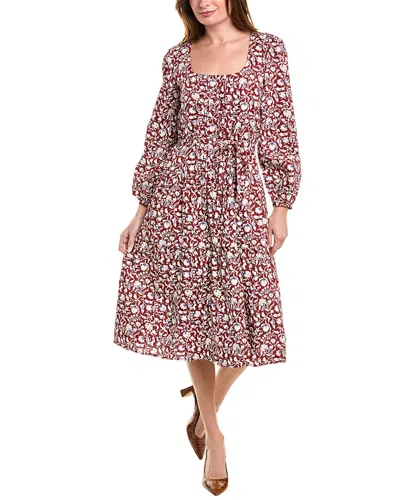 Joie Alesia Midi Dress In Multi