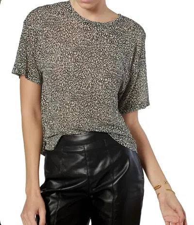Joie Alessandra Top In Caviar In Gray