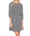 Joie Andora Caviar Dress In Grey In Grey