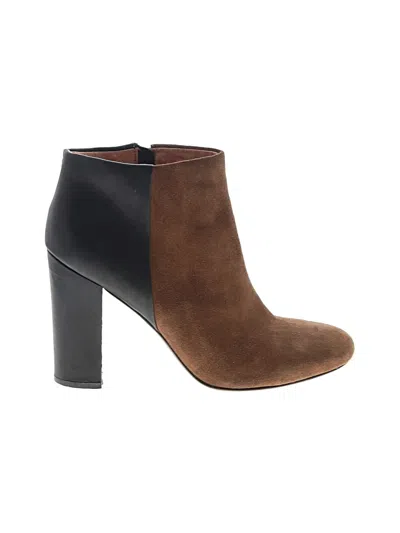 Pre-owned Joie Ankle Boots In Brown