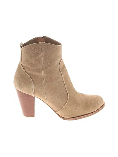 Pre-owned Joie Ankle Boots In Brown
