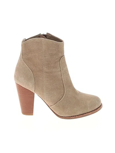 Pre-owned Joie Ankle Boots In Brown