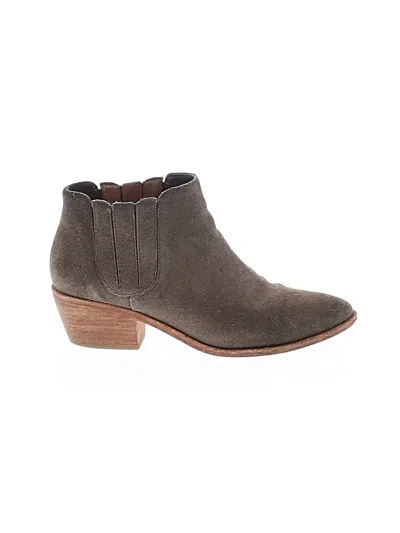 Pre-owned Joie Ankle Boots In Gray
