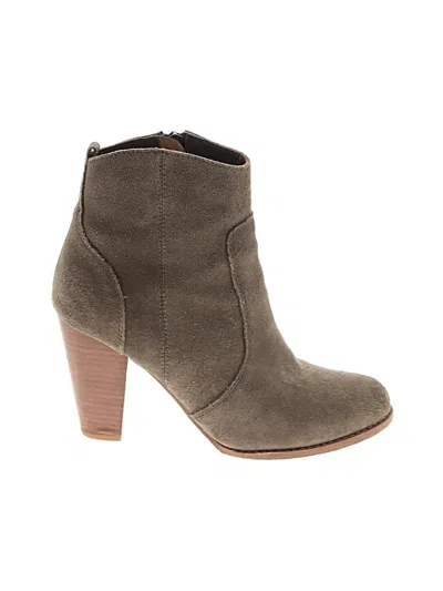 Pre-owned Joie Ankle Boots In Gray