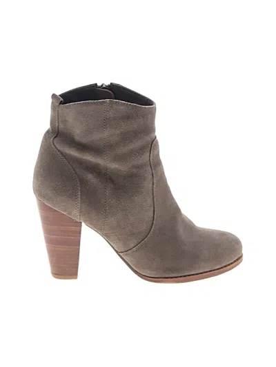 Pre-owned Joie Ankle Boots In Tan
