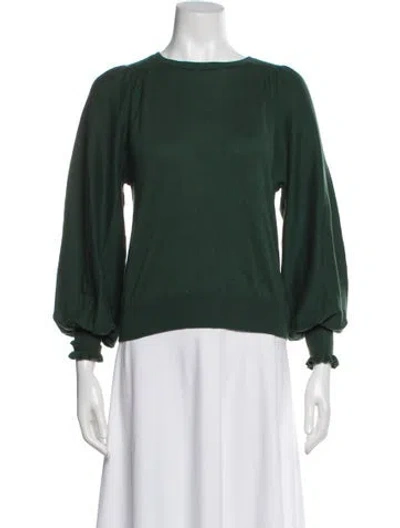Pre-owned Joie Bateau Neckline Sweater In Green