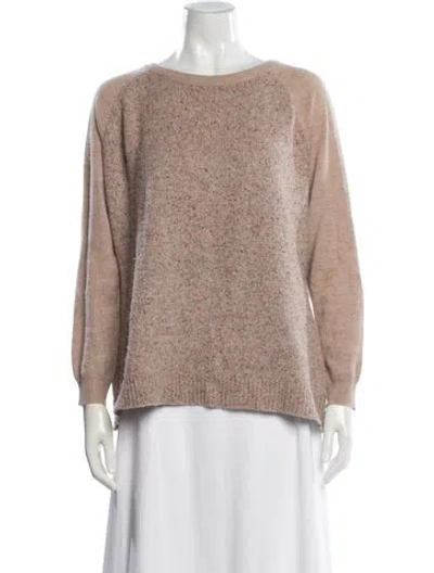Pre-owned Joie Bateau Neckline Sweater In Pink
