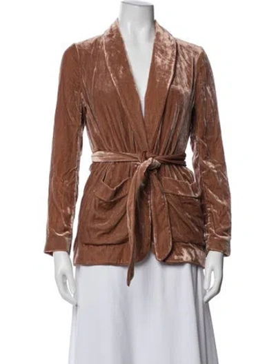 Pre-owned Joie Blazer In Brown