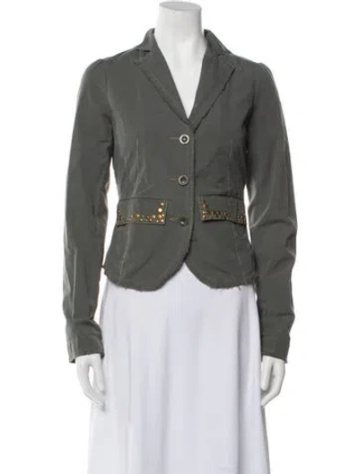Pre-owned Joie Blazer In Green