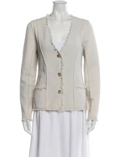 Pre-owned Joie Blazer In White
